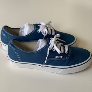Blue Authentic Vans